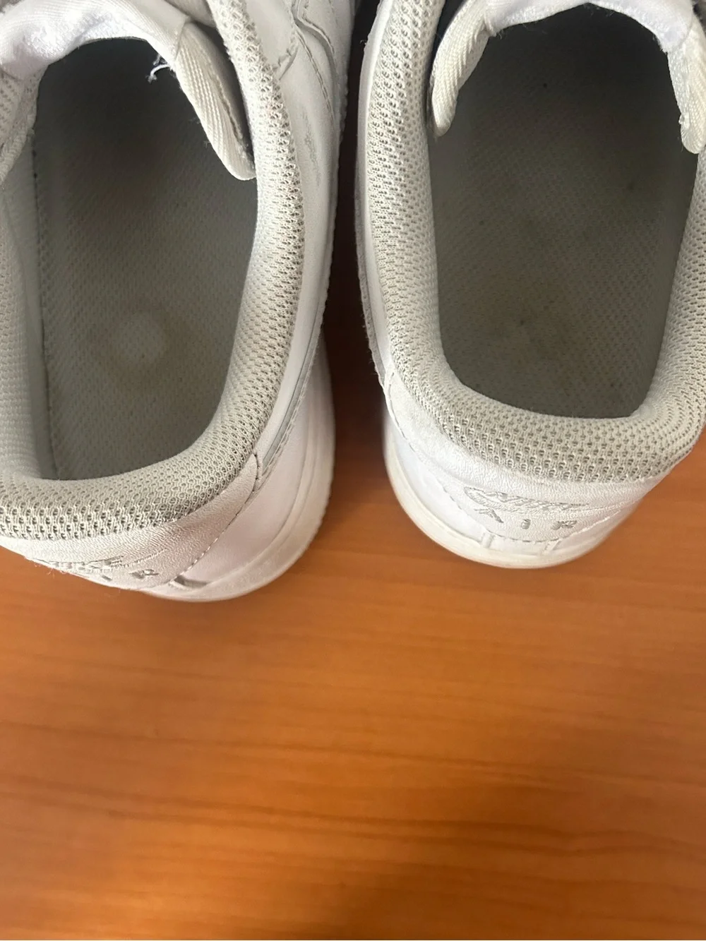 Nike White Low-Top Leather Sneakers